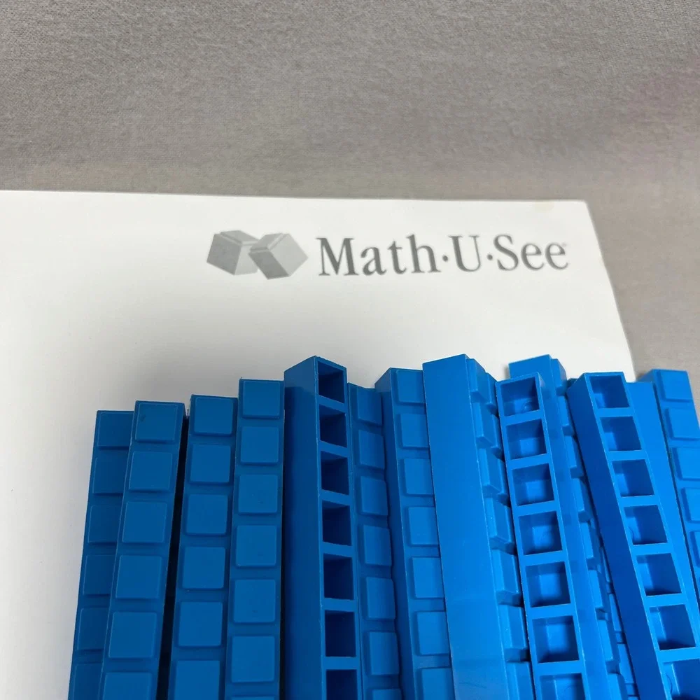 Math-U-See Integer Block Kit Manipulatives Homeschool Educational Unifix Cubes